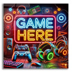 Game Here by Rey Klimt acrylic glass wall art