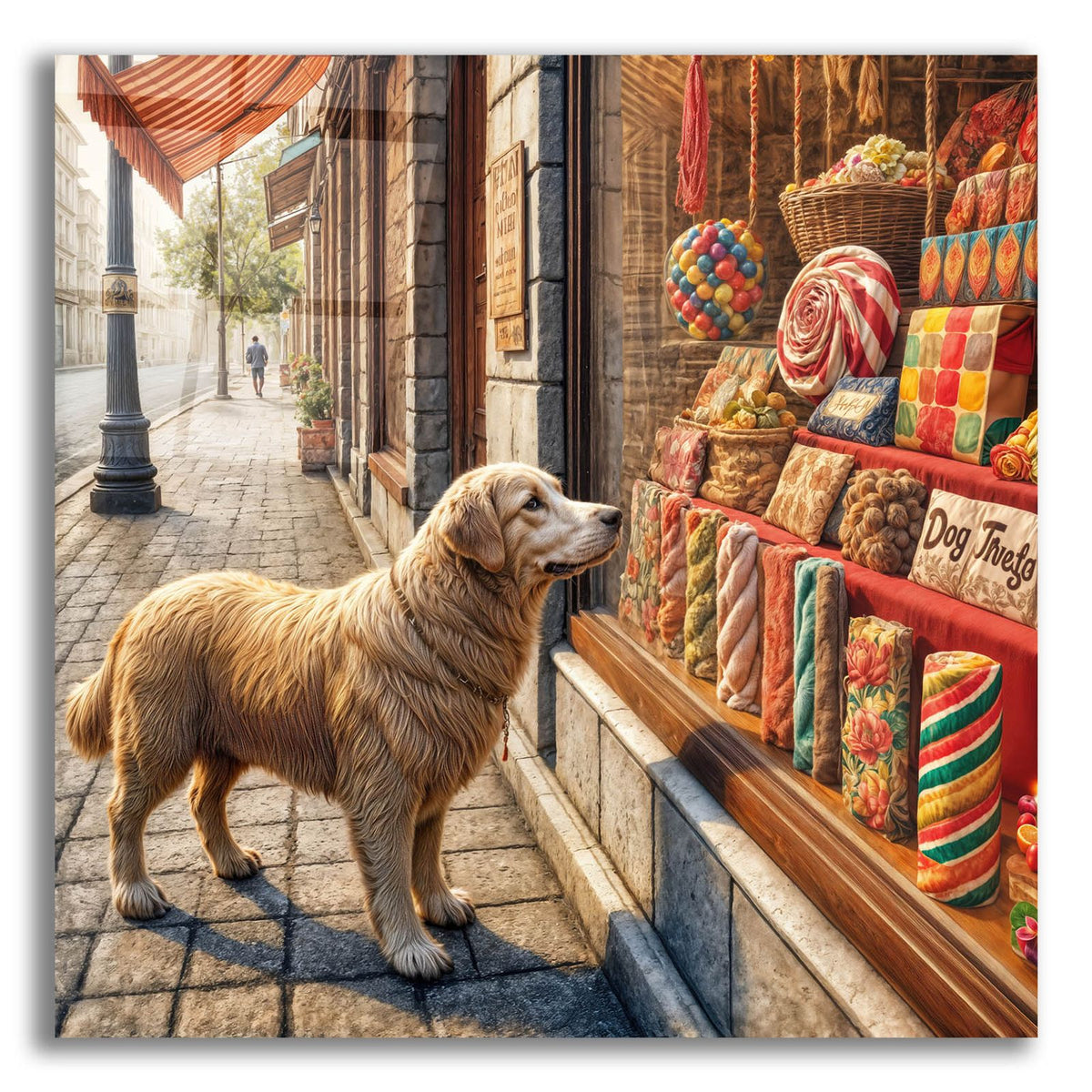 Dog Needs Treats by Rey Klimt acrylic glass wall art