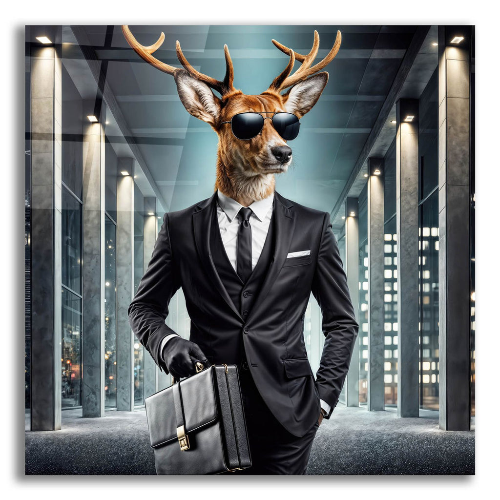 Deer Agent by Rey Klimt acrylic glass wall art