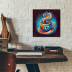Coffee Cup Abstract by Rey Klimt - 12x12 acrylic wall art in a room