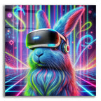 Bunny Vr Headset by Rey Klimt acrylic glass wall art