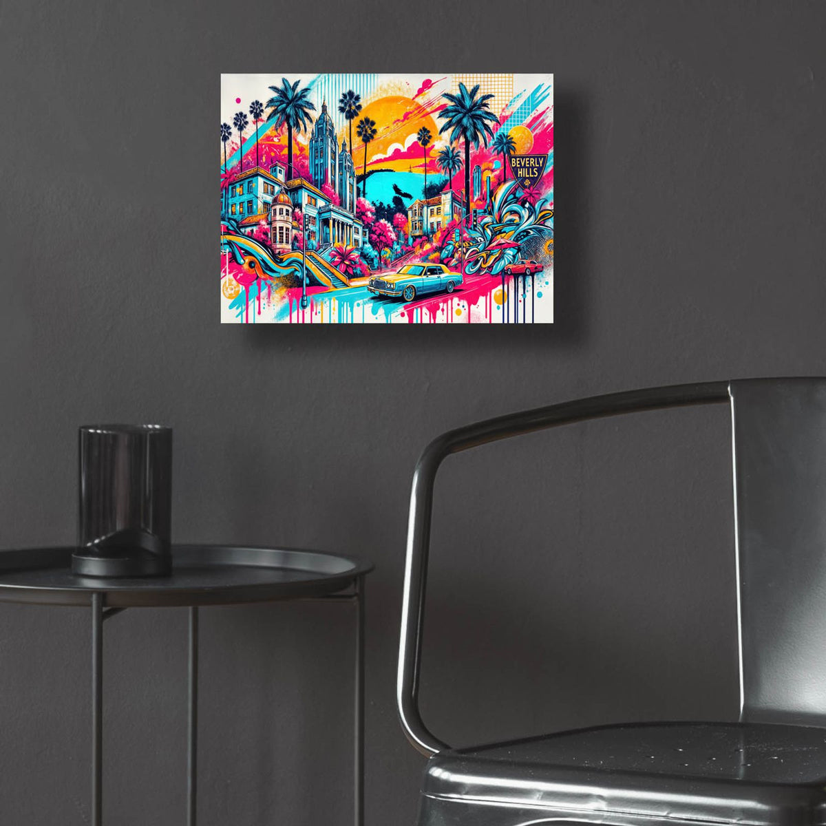 Beverly Hills by Rey Klimt - 16x12 acrylic wall art in a room