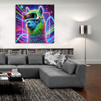 Alpaca Vr Headset by Rey Klimt - 36x36 acrylic wall art in a room