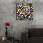 Abstract Watch by Rey Klimt - 24x24 acrylic wall art in a room