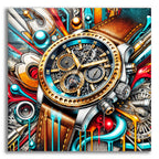 Abstract Watch by Rey Klimt acrylic glass wall art