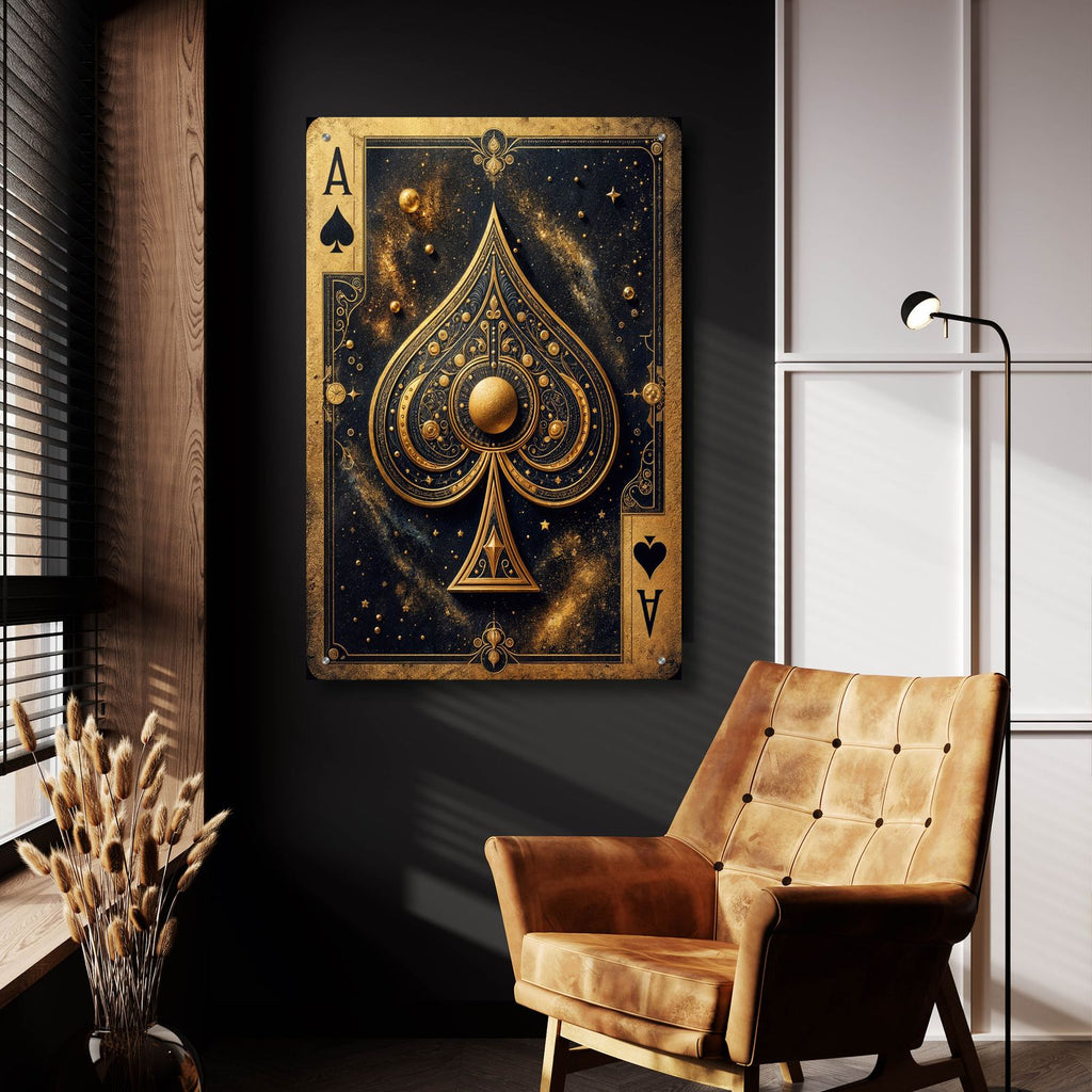 Ace Of Spades by Rey Klimt - 24x36 acrylic wall art in a room