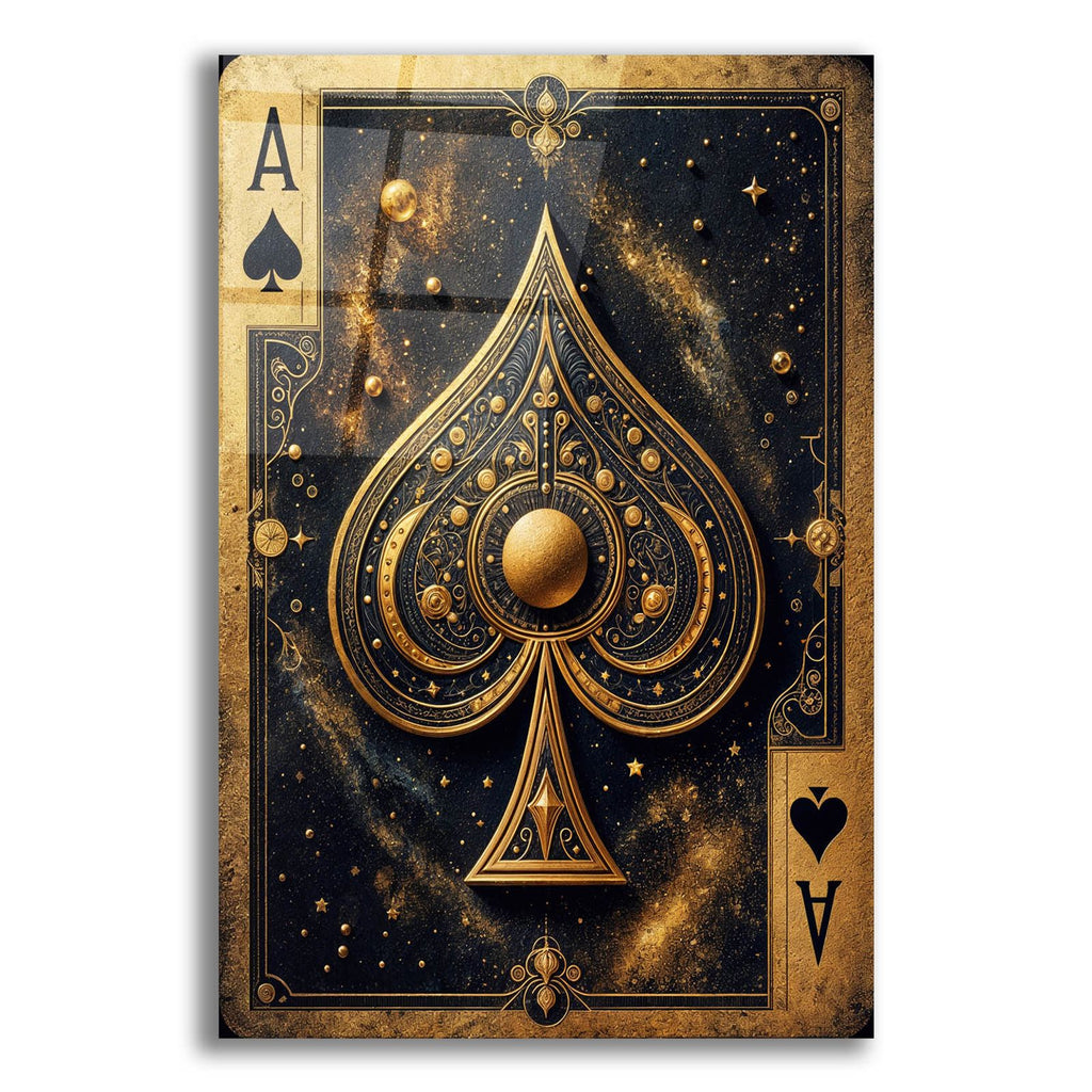 Ace Of Spades by Rey Klimt acrylic glass wall art