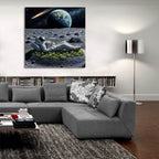 Astronaut On Break by Rey Klimt - 36x36 acrylic wall art in a room