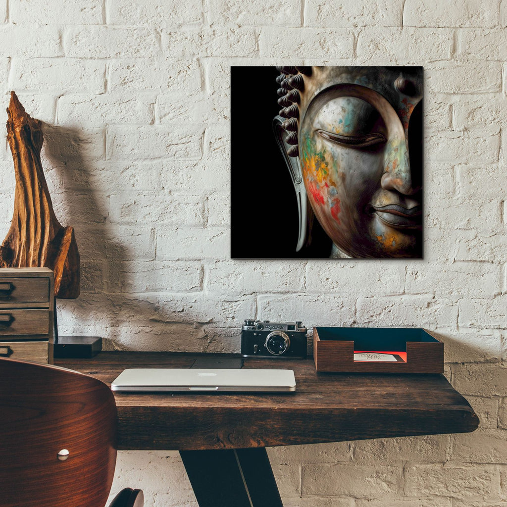 Budha 1 by Rey Klimt - 12x12 acrylic wall art in a room