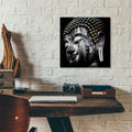 Budha 2 by Rey Klimt - 12x12 acrylic wall art in a room