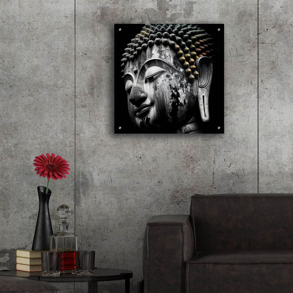 Budha 2 by Rey Klimt - 24x24 acrylic wall art in a room