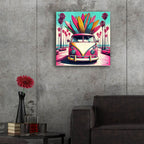 California Surf by Rey Klimt - 24x24 acrylic wall art in a room