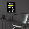 Coffee Cat by Rey Klimt - 12x16 acrylic wall art in a room