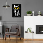 Coffee Cat by Rey Klimt - 16x24 acrylic wall art in a room