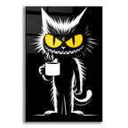 Coffee Cat by Rey Klimt acrylic glass wall art