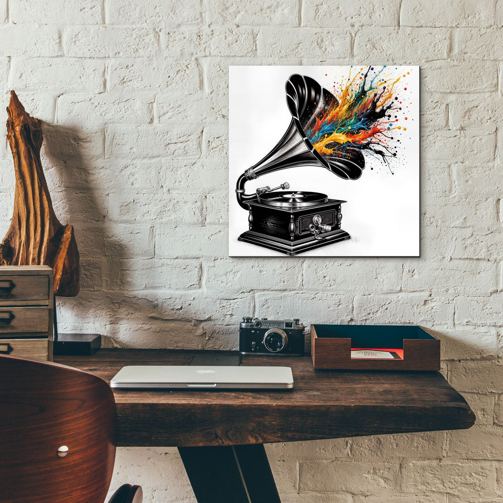 Color Of Music by Rey Klimt - 12x12 acrylic wall art in a room