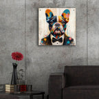 French Bulldog Collorfull by Rey Klimt - 24x24 acrylic wall art in a room