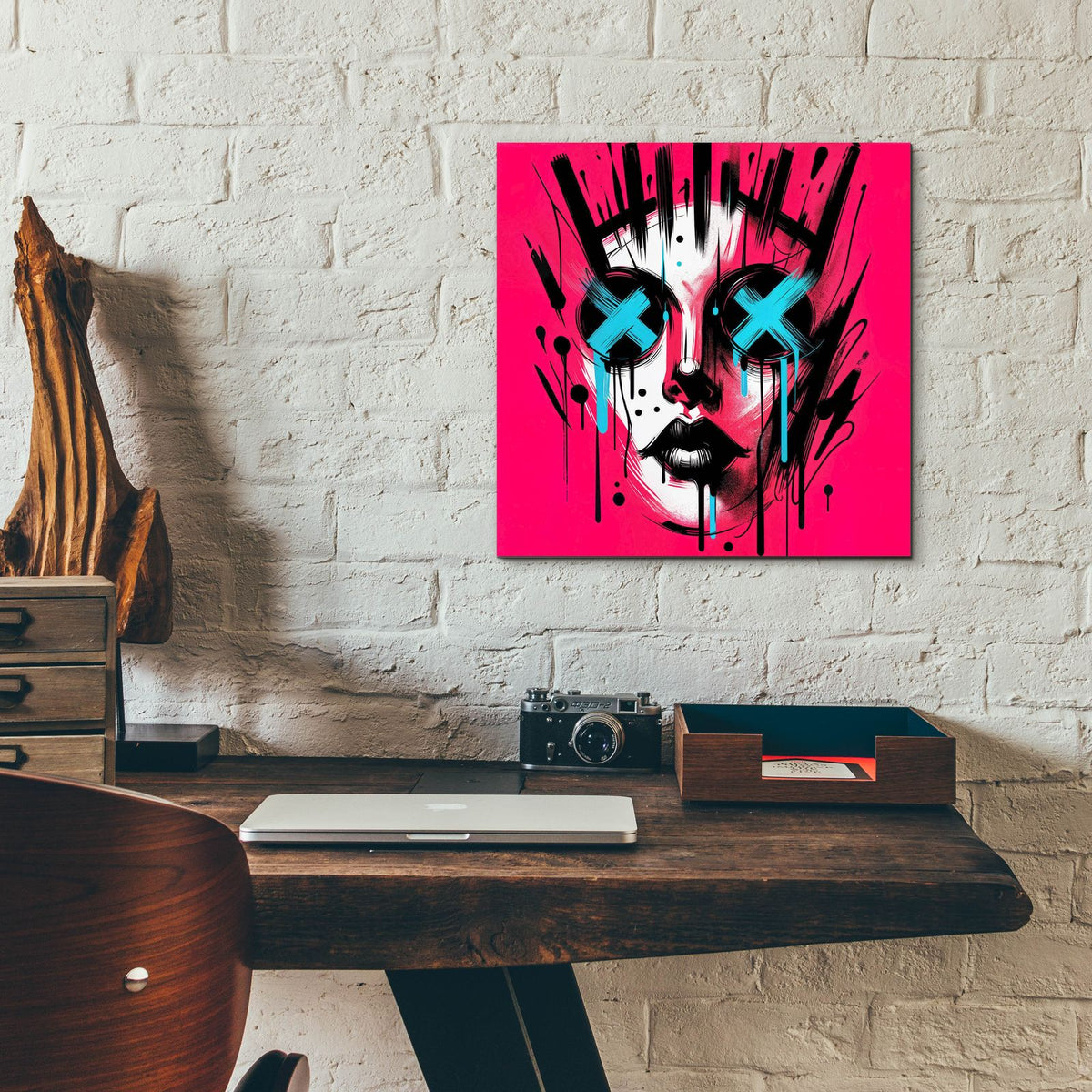 I See by Rey Klimt - 12x12 acrylic wall art in a room