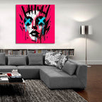 I See by Rey Klimt - 36x36 acrylic wall art in a room