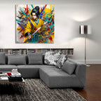 Katana Warrior 2 by Rey Klimt - 36x36 acrylic wall art in a room
