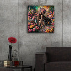 Lush Rose Garden by Rey Klimt - 24x24 acrylic wall art in a room