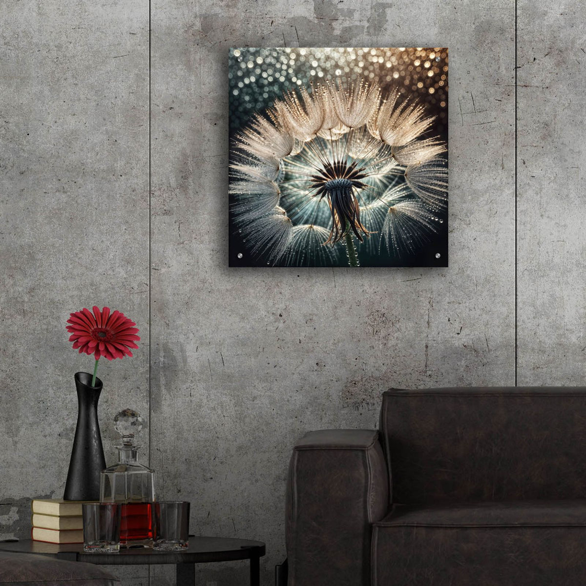 Morning Dew Denderloin by Rey Klimt - 24x24 acrylic wall art in a room