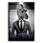 Mr. Zebra by Rey Klimt acrylic glass wall art