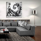 Musical Walk by Rey Klimt - 36x36 acrylic wall art in a room