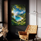 Paradise Beach 8 by Rey Klimt - 24x36 acrylic wall art in a room