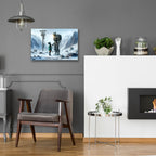 Plug In by Rey Klimt - 24x16 acrylic wall art in a room
