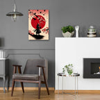 Samurai Raising Sun by Rey Klimt - 16x24 acrylic wall art in a room