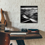 Sand Dunes B&w 5 by Rey Klimt - 12x12 acrylic wall art in a room