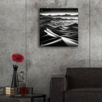 Sand Dunes B&w 5 by Rey Klimt - 24x24 acrylic wall art in a room