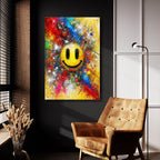 Smiley Face by Rey Klimt - 24x36 acrylic wall art in a room