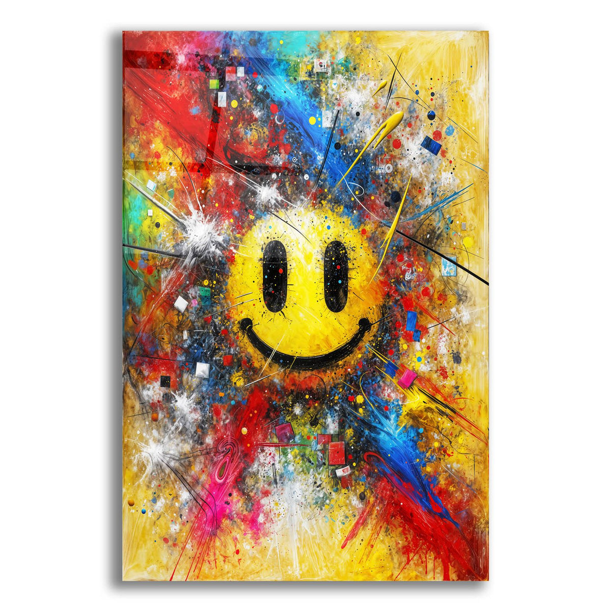 Smiley Face by Rey Klimt acrylic glass wall art