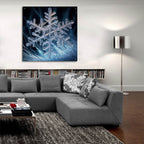 Snowflake 3 by Rey Klimt - 36x36 acrylic wall art in a room