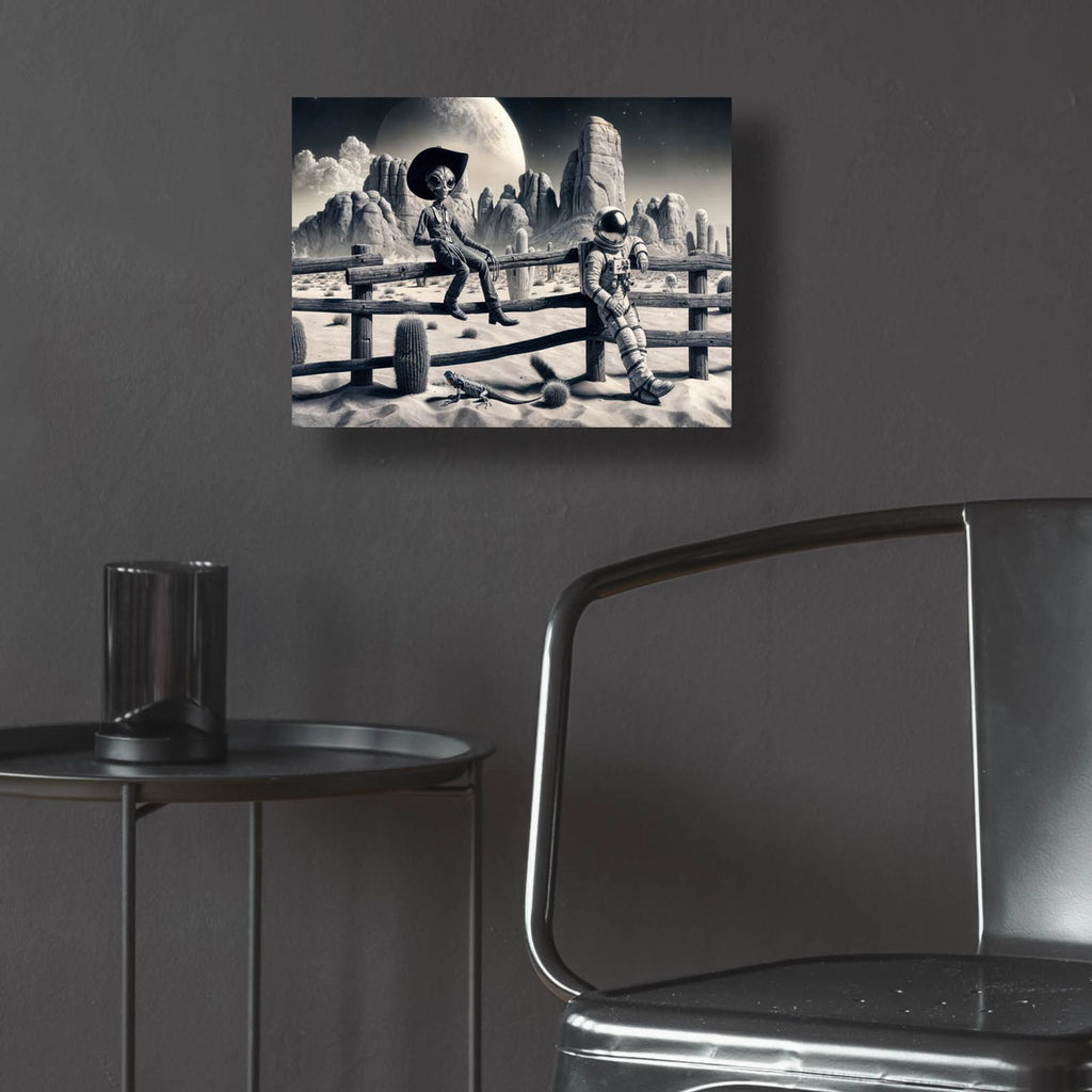 Space Break by Rey Klimt - 16x12 acrylic wall art in a room