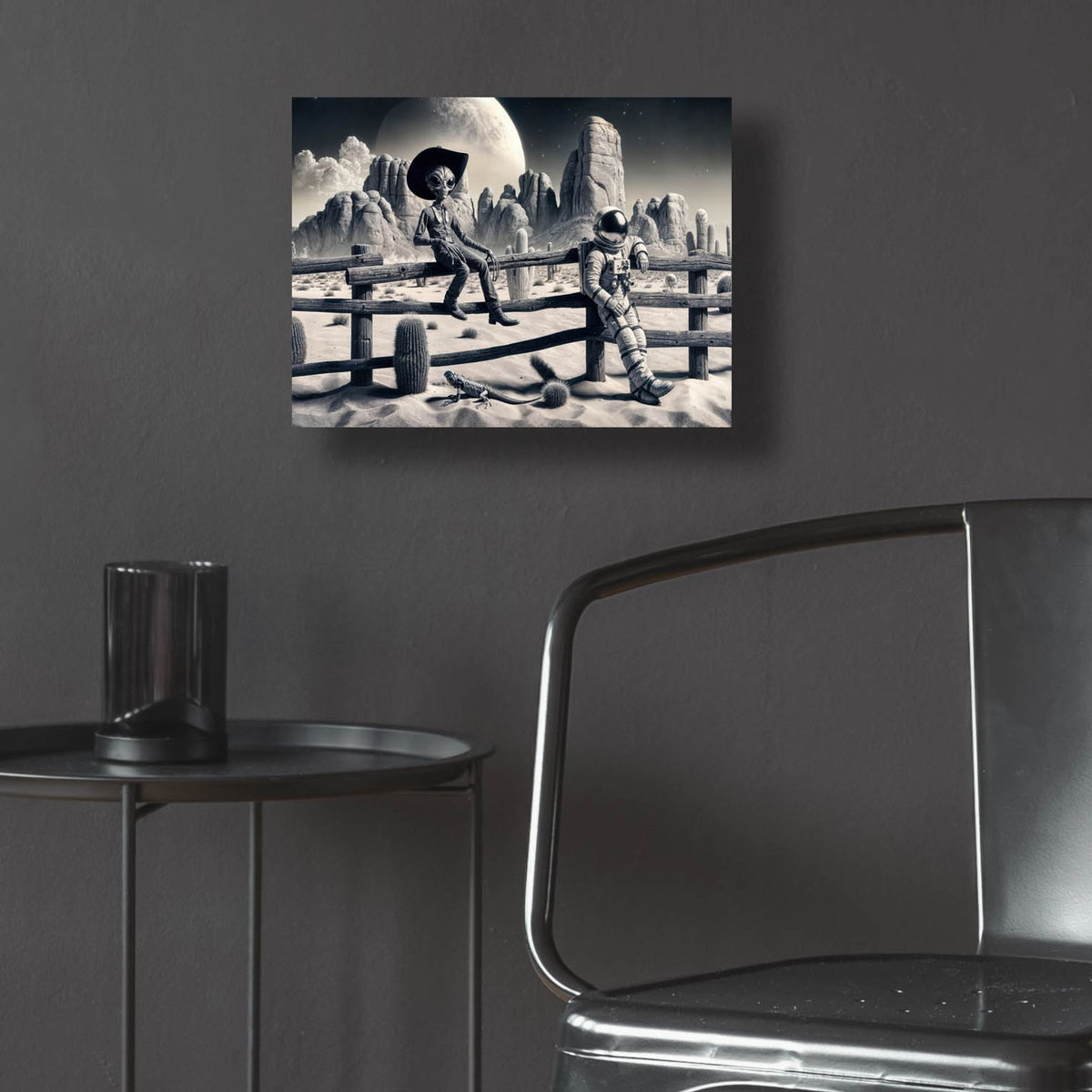 Space Break by Rey Klimt - 16x12 acrylic wall art in a room