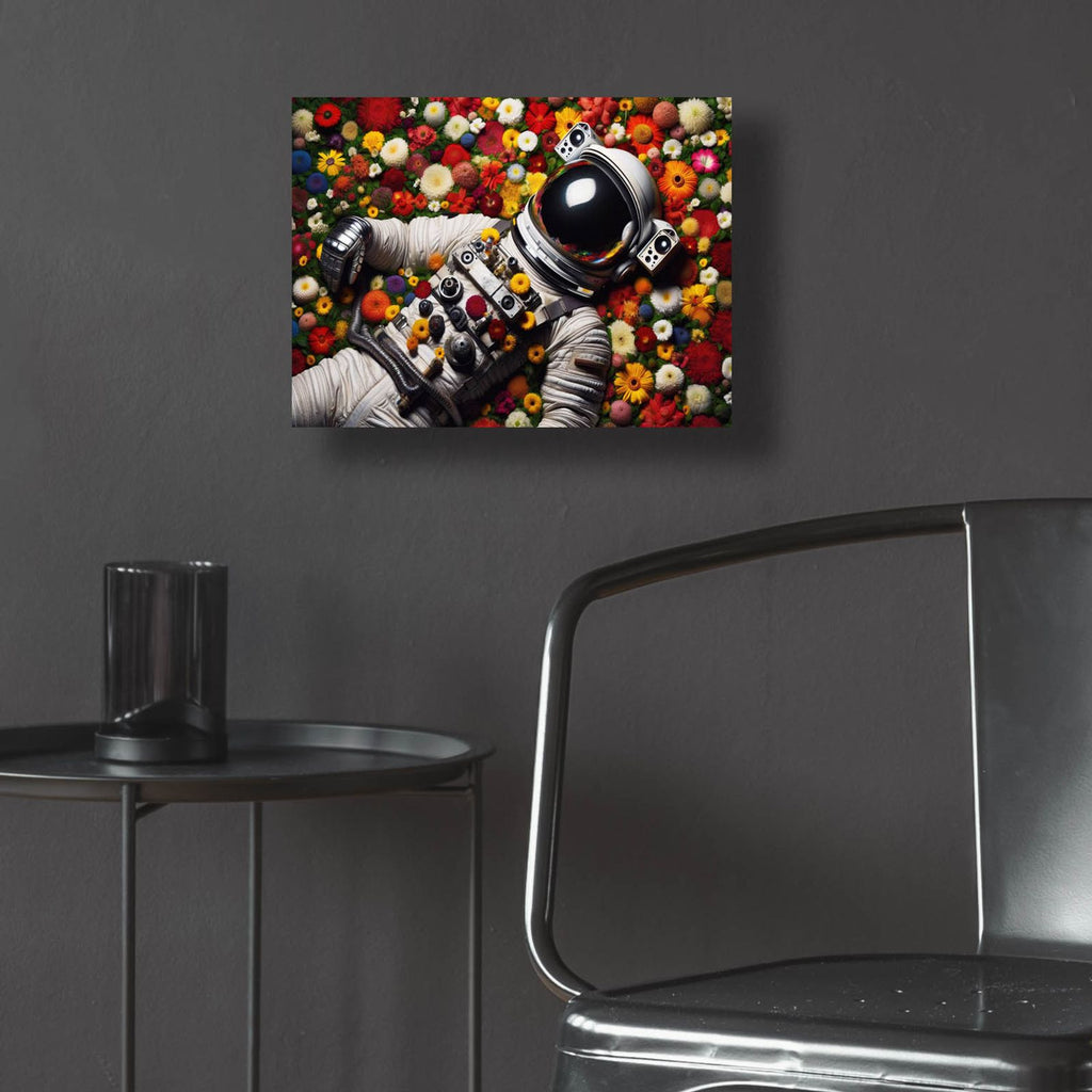 Taking A Break by Rey Klimt - 16x12 acrylic wall art in a room