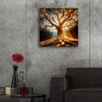 Tree Glow 1 by Rey Klimt - 24x24 acrylic wall art in a room