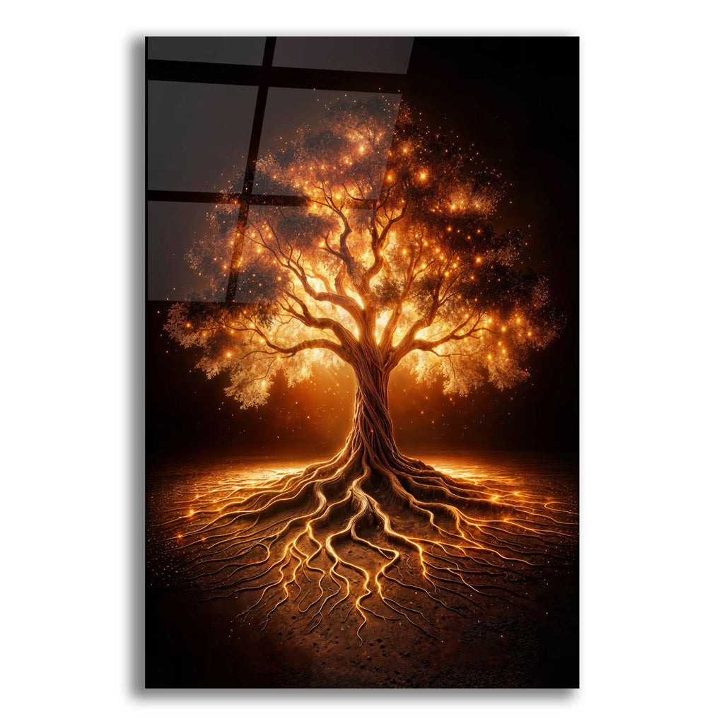 Tree Glow 2 by Rey Klimt acrylic glass wall art