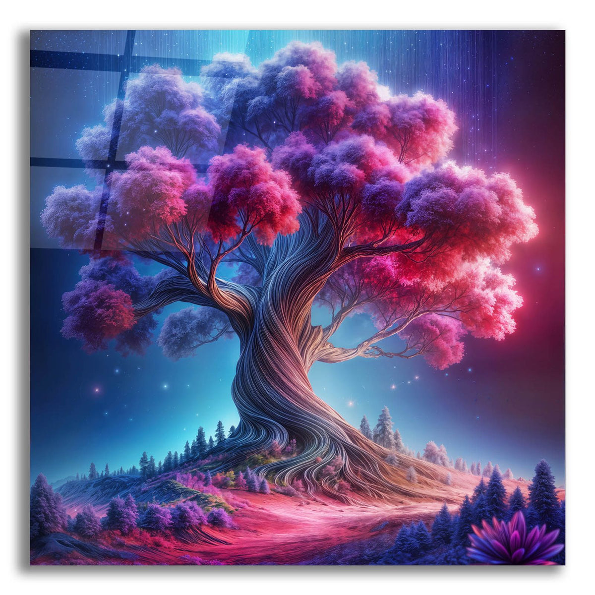 Tree Of Life 2 by Rey Klimt acrylic glass wall art
