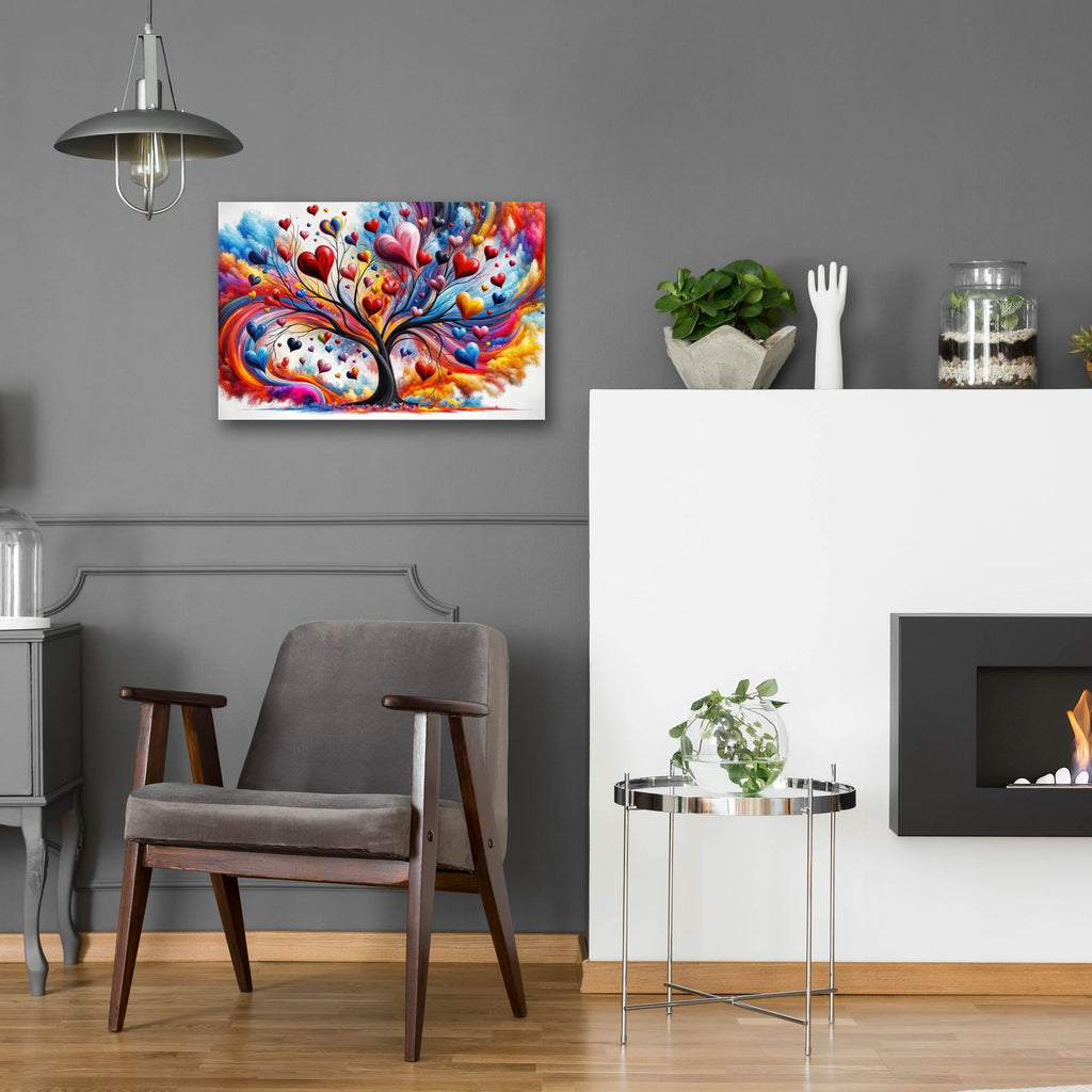 Tree Of Love by Rey Klimt - 24x16 acrylic wall art in a room