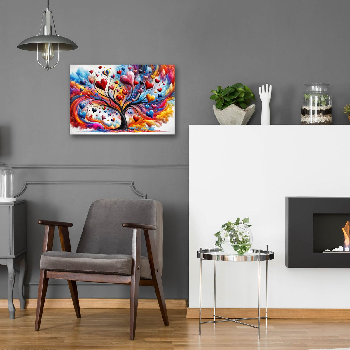 Tree Of Love by Rey Klimt - 24x16 acrylic wall art in a room