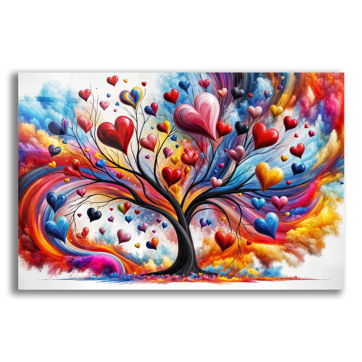 Tree Of Love by Rey Klimt acrylic glass wall art