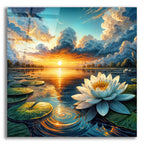 Water Lily by Rey Klimt acrylic glass wall art