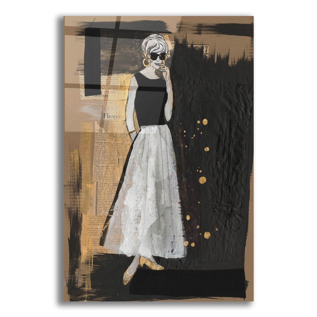 Glamour 1 by Alicia Longley acrylic glass wall art