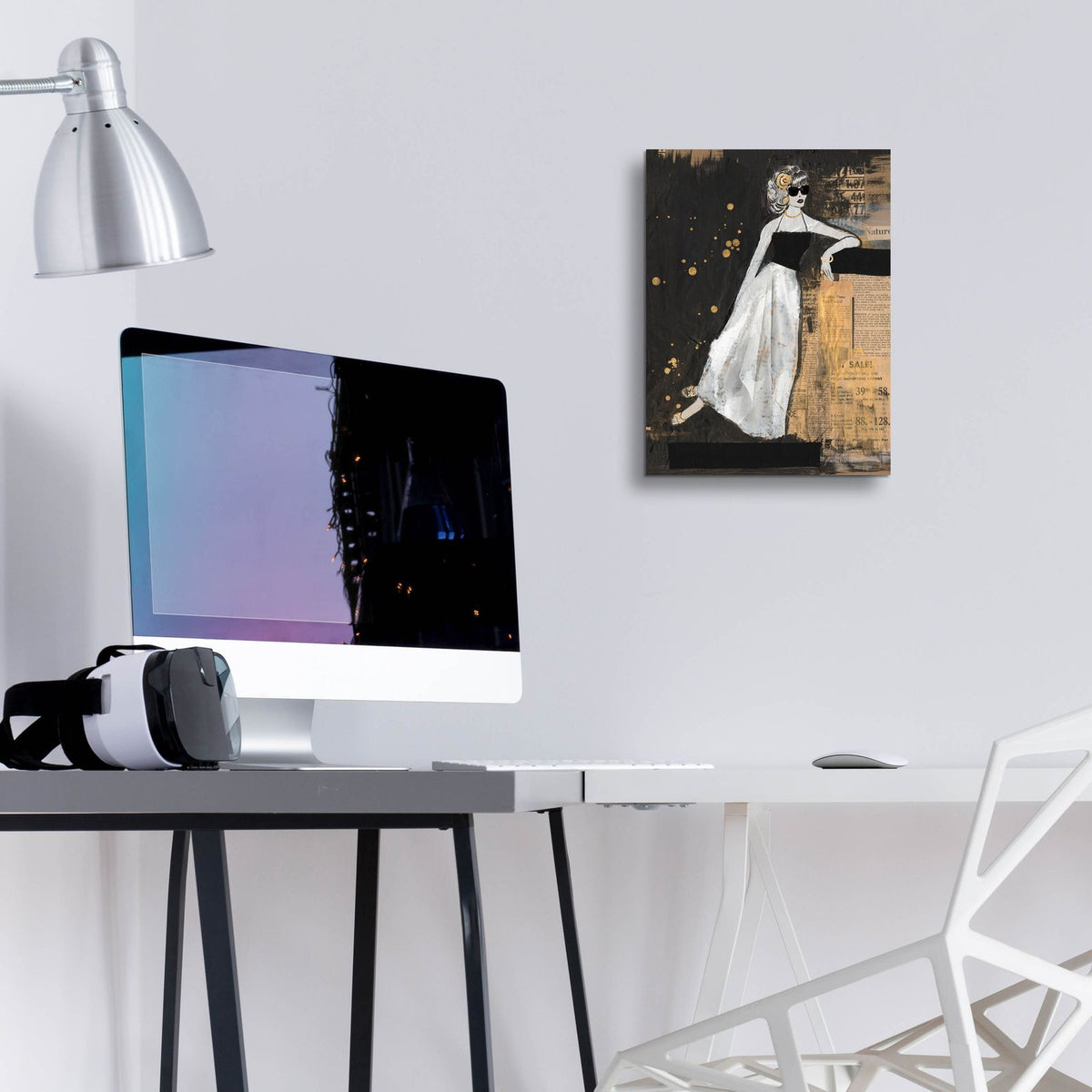 Glamour 2 by Alicia Longley - 12x16 acrylic wall art in a room