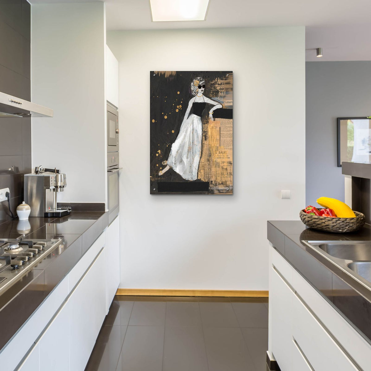Glamour 2 by Alicia Longley - 24x36 acrylic wall art in a room
