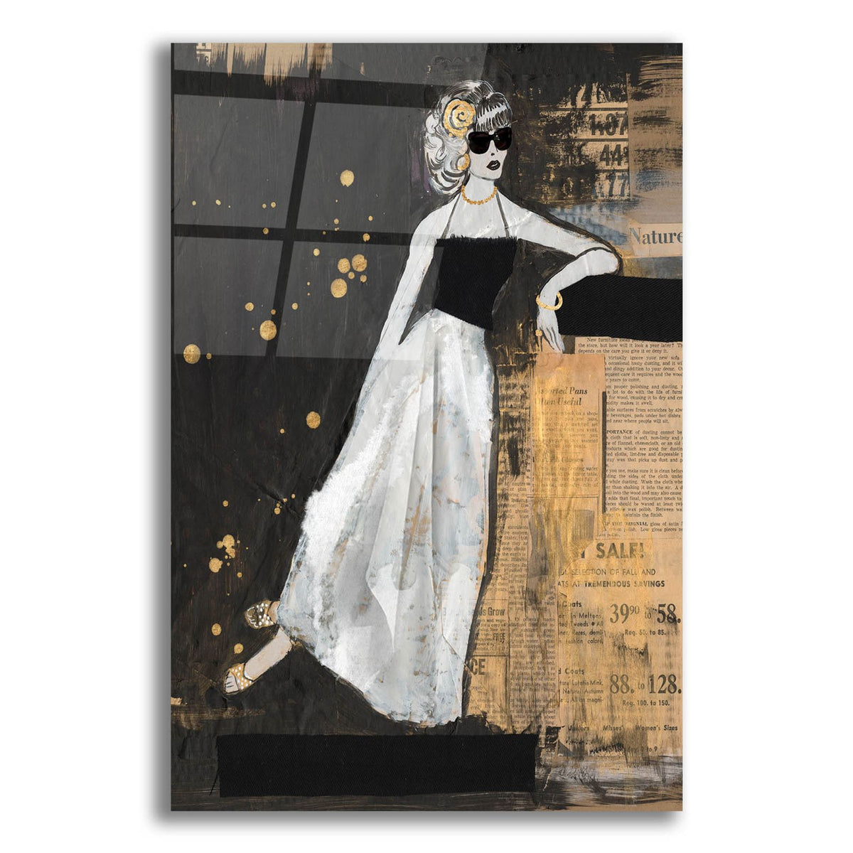 Glamour 2 by Alicia Longley acrylic glass wall art